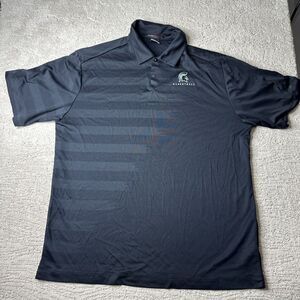 Men's Tiger Woods XL Performanxe Black‎ MSU Basketball Golf Polo Shirt